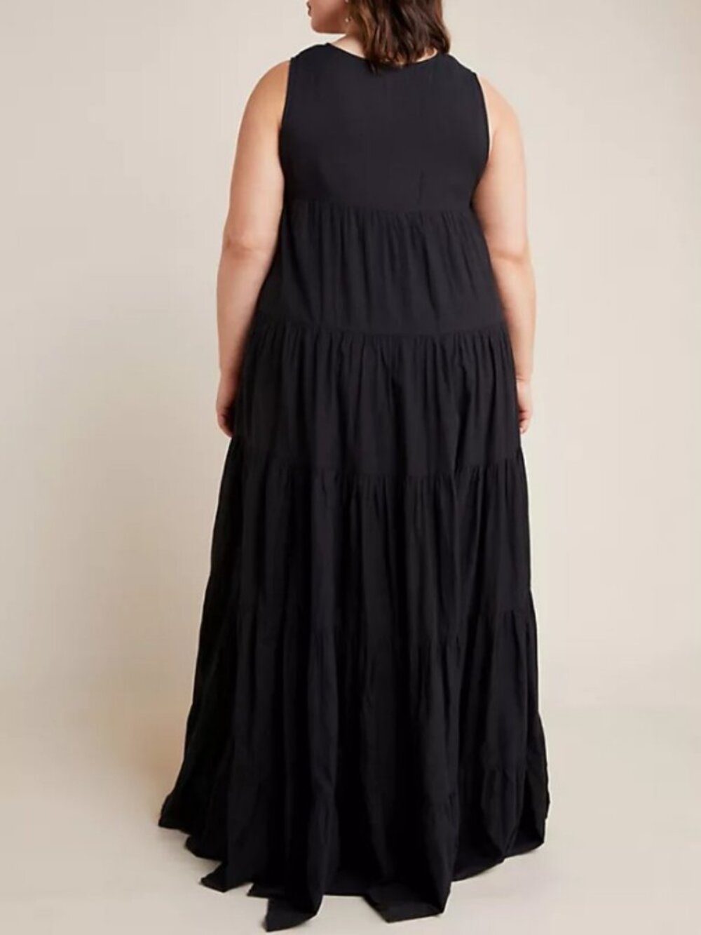 NWT Anthropologie Samant Chauhan Jacaranda Tiered Maxi Dress 10 - Picture 8 of 16